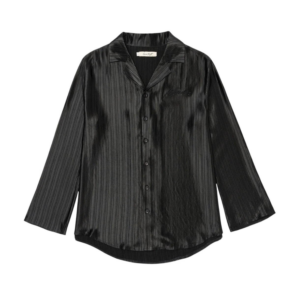 Oversized Button Down Shirt Black