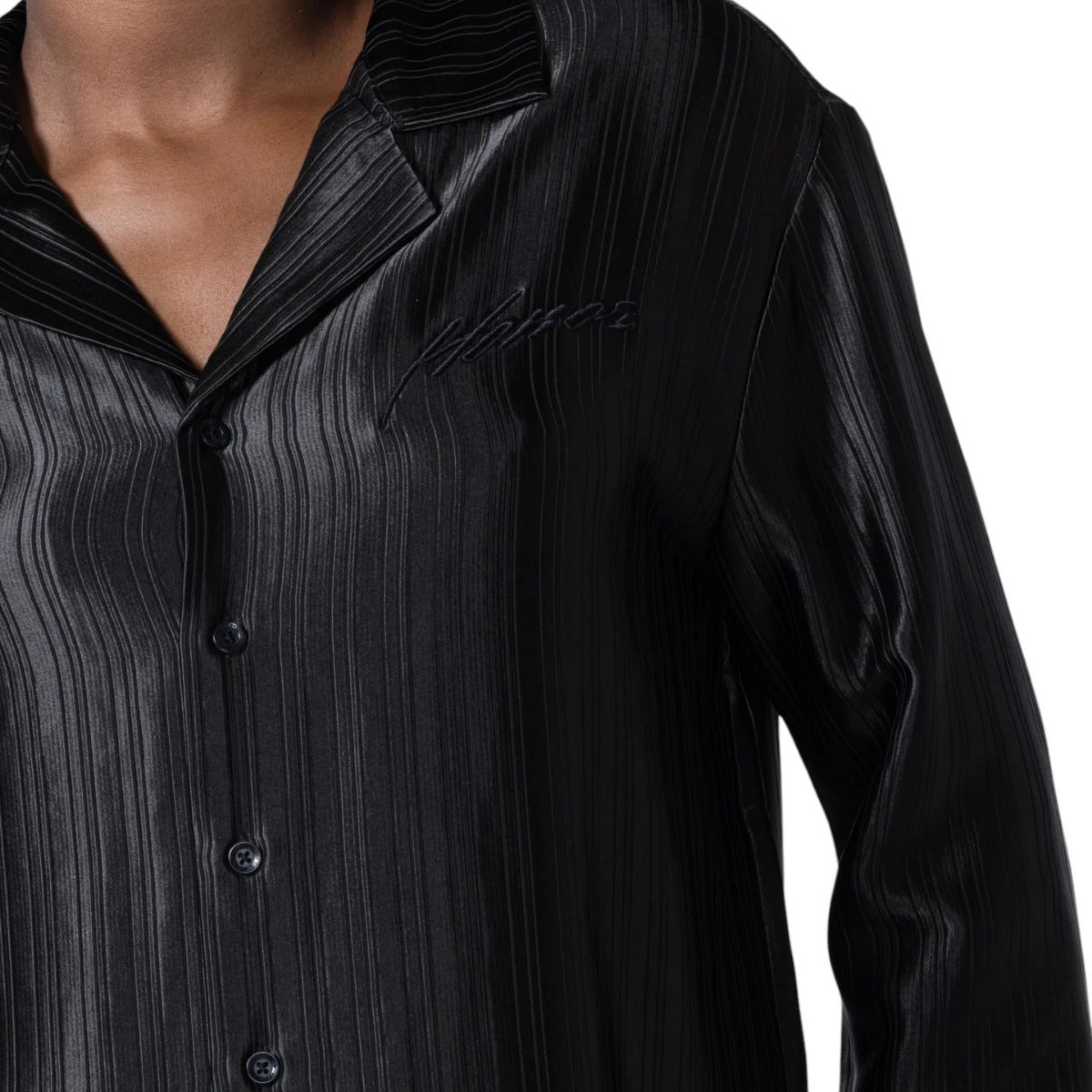 Oversized Button Down Shirt Black