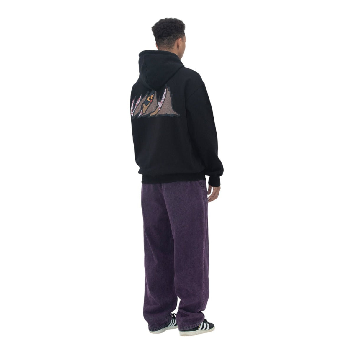 Two Tucked Hairy Denim Pants