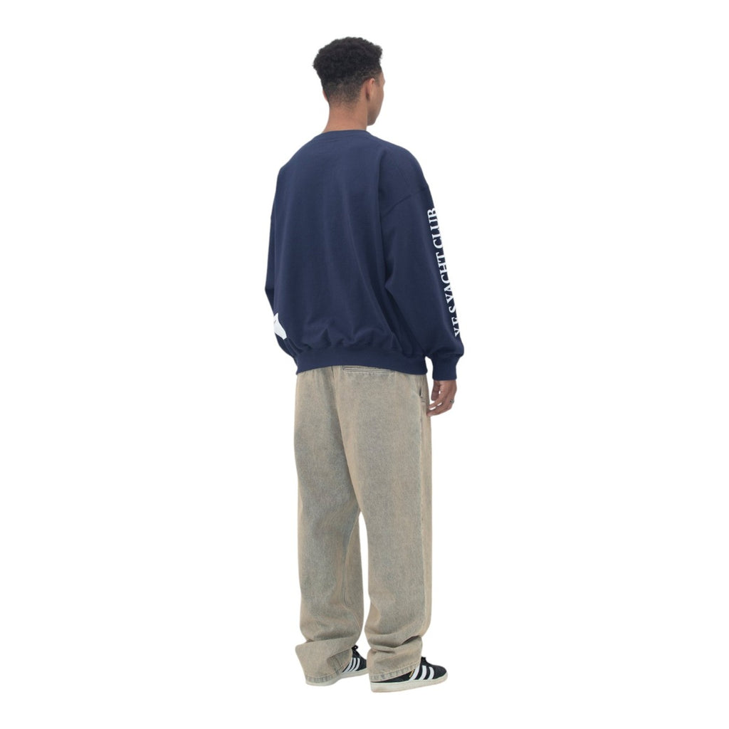 Two Tucked Hairy Denim Pants