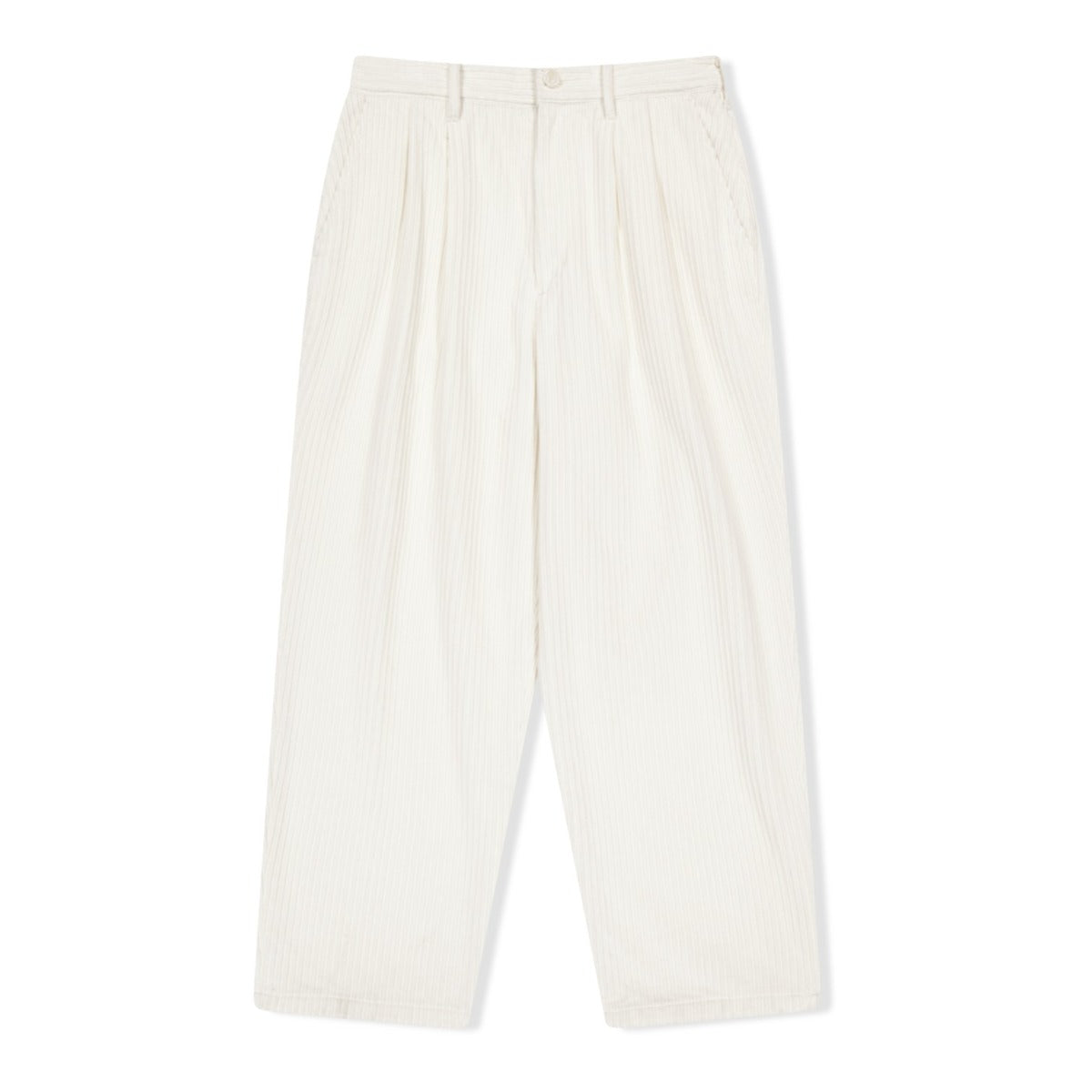 Cord Tucked Pants