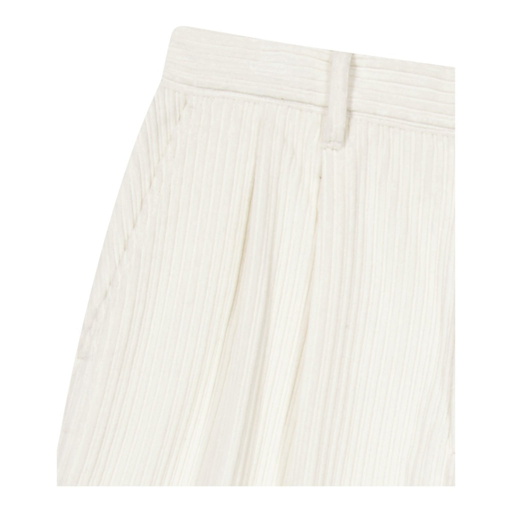 Cord Tucked Pants